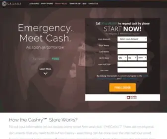 Cashry.com(Emergency Loans) Screenshot