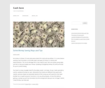 Cashsave.org(Learn to Save Money) Screenshot