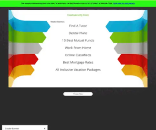 Cashsecurity.com(Cash Lock and Safe) Screenshot