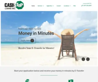 Cashstoploans.com(Money In Minutes) Screenshot