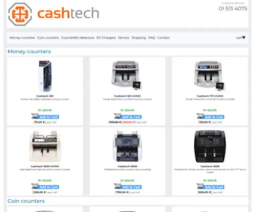 Cashtech.ie(Money counter) Screenshot