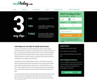 Cashtoday.com(Cash Today) Screenshot