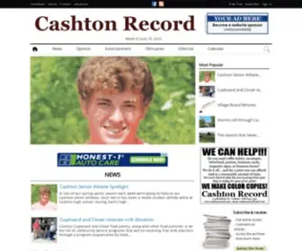 Cashtonrecord.com(Cashtonrecord) Screenshot