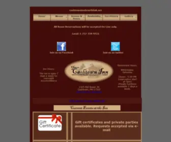 Cashtowninn.com(Undergoing Maintenance) Screenshot
