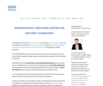 Cashtrainers.com(Herramientas y Servicios de Control de Gesti) Screenshot