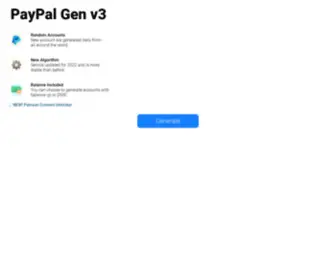 Cashtut.com(PayPal Gen v3) Screenshot