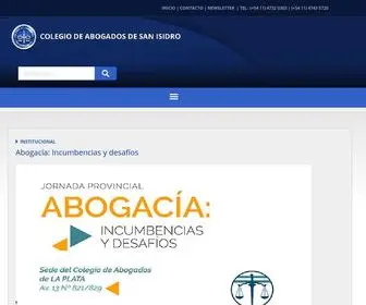 Casi.com.ar(Colegio de Abogados de San Isidro (CASI)) Screenshot