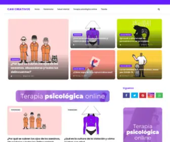 Casicreativos.com(CASI CREATIVOS) Screenshot