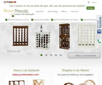 Casier-A-Vin-Webshop.fr(Casier) Screenshot
