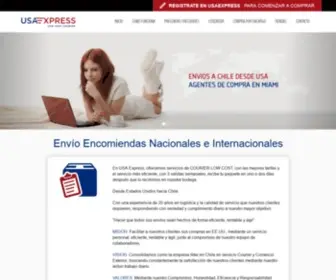 Casillausaexpress.cl(Envios Encomiendas Courier Nacional e Internacional Low Cost) Screenshot