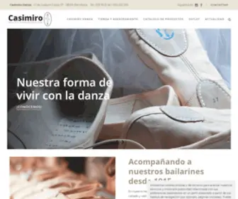 Casimirodanza.es(Casimiro Danza) Screenshot