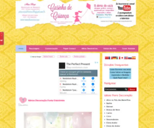 Casinhadecrianca.com(Casinha) Screenshot