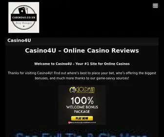 Casino4U.co.uk Screenshot