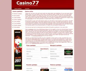 Casino77.nl(Spelen) Screenshot