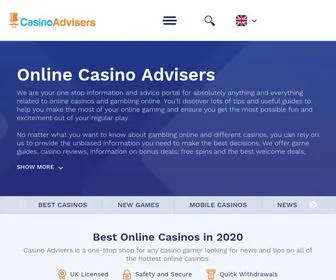 Casinoadvisers.com Screenshot