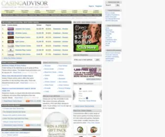 Casinoadvisor.com Screenshot