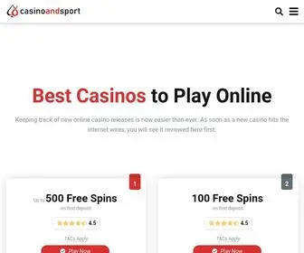 Casinoandsport.com Screenshot