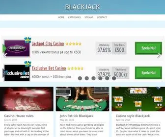 Casinoblackjackplay.com(Knock card game rules) Screenshot