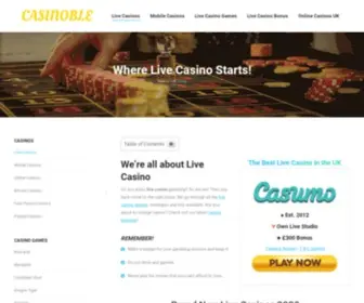 Casinoble.org Screenshot