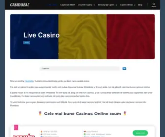 Casinoble.ro Screenshot