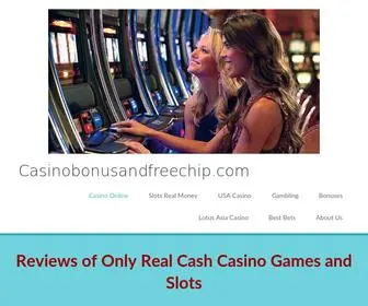 Casinobonusandfreechip.com Screenshot