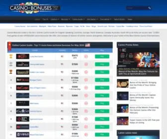 Casinobonusesindex.com Screenshot