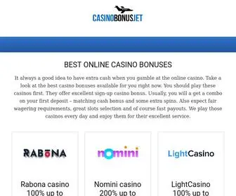 Casinobonusjet.com Screenshot