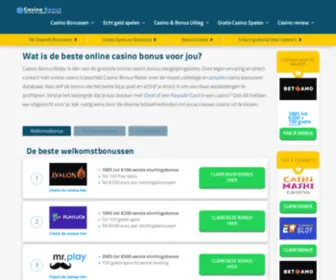 Casinobonusradar.com Screenshot