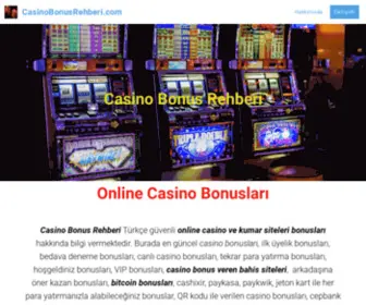 Casinobonusrehberi.com Screenshot