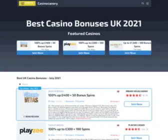 Casinocanary.co.uk Screenshot