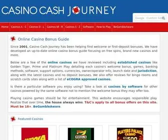 CasinocashJourney.com Screenshot