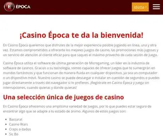 Casinoepoca.com Screenshot