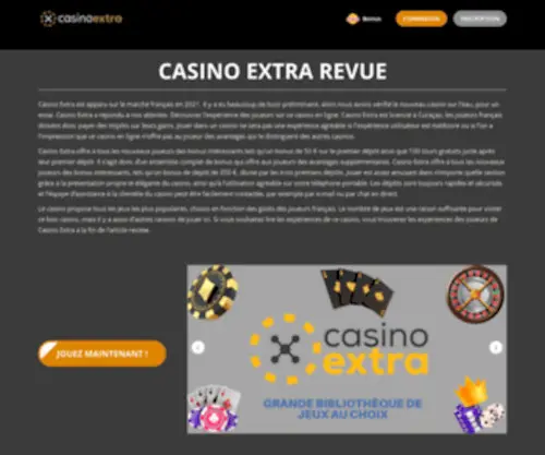 Casinoextra.fr Screenshot