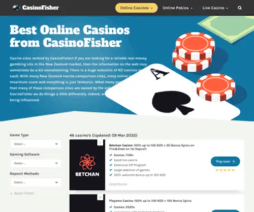 Casinofisher.com Screenshot