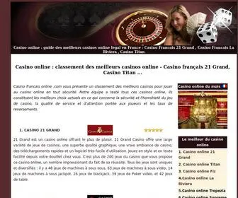 Casinofrancaisonline.com Screenshot