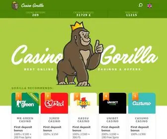 Casinogorilla.com Screenshot