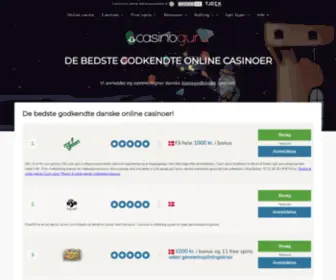 Casinoguru.dk Screenshot