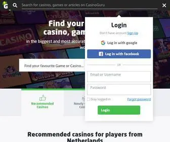 Casino.guru Screenshot