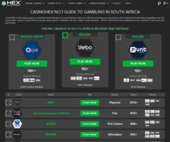 Casinohex.co.za Screenshot