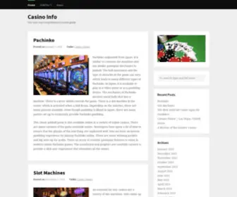 Casinoinfo.co.uk Screenshot