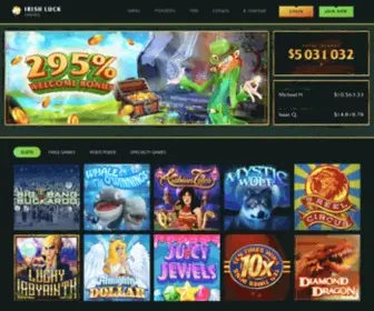 Casinoirishluck.com(Free € 1111 bonus) Screenshot