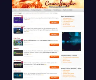 Casinojuggler.com Screenshot