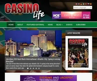 Casinolifemagazine.com Screenshot