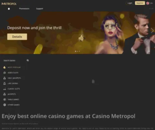 Casinometropol339.com Screenshot