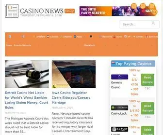 Casinonewsdaily.com Screenshot