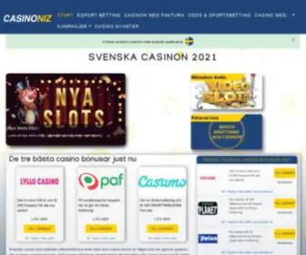 Casinoniz.se Screenshot