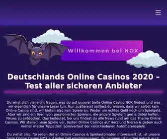 Casinonox.de Screenshot