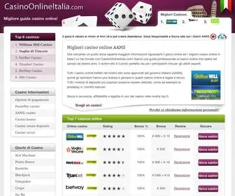 Casinoonlineitalia.com Screenshot