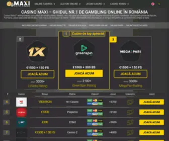 Casinoonlinemaxi.ro Screenshot