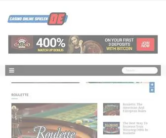 Casinoonlinespielende.com Screenshot